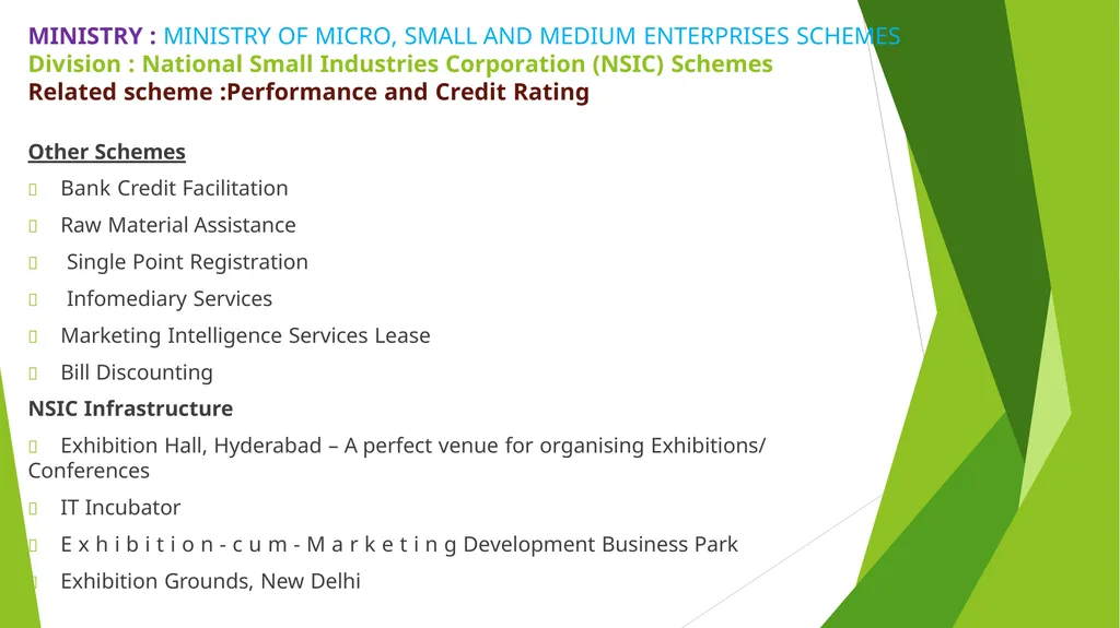 MSME – AN ANALYSIS Erode Chapter - slide 27 of 82