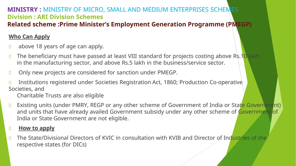 MSME – AN ANALYSIS Erode Chapter - slide 29 of 82