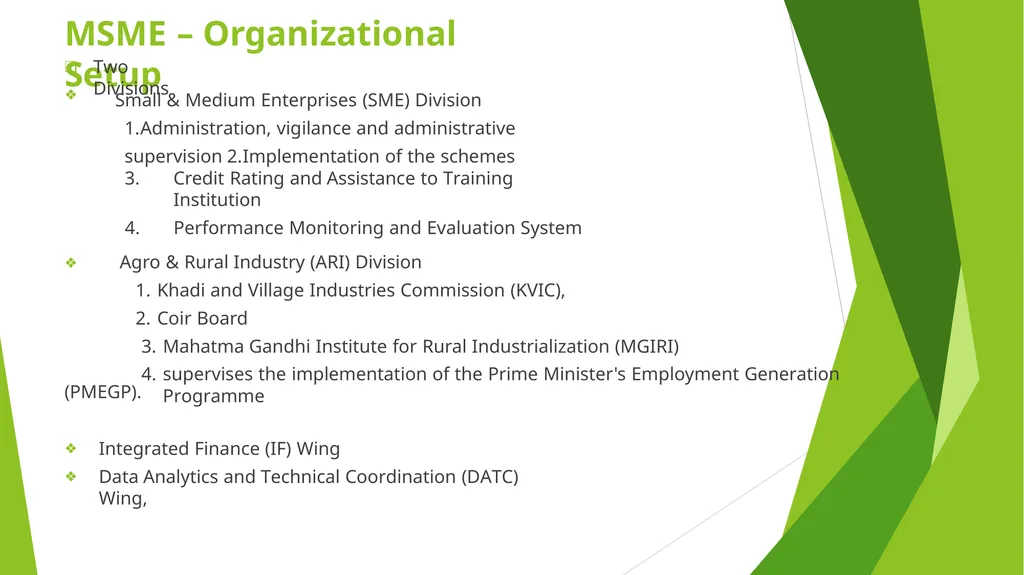 MSME – AN ANALYSIS Erode Chapter - slide 13 of 82