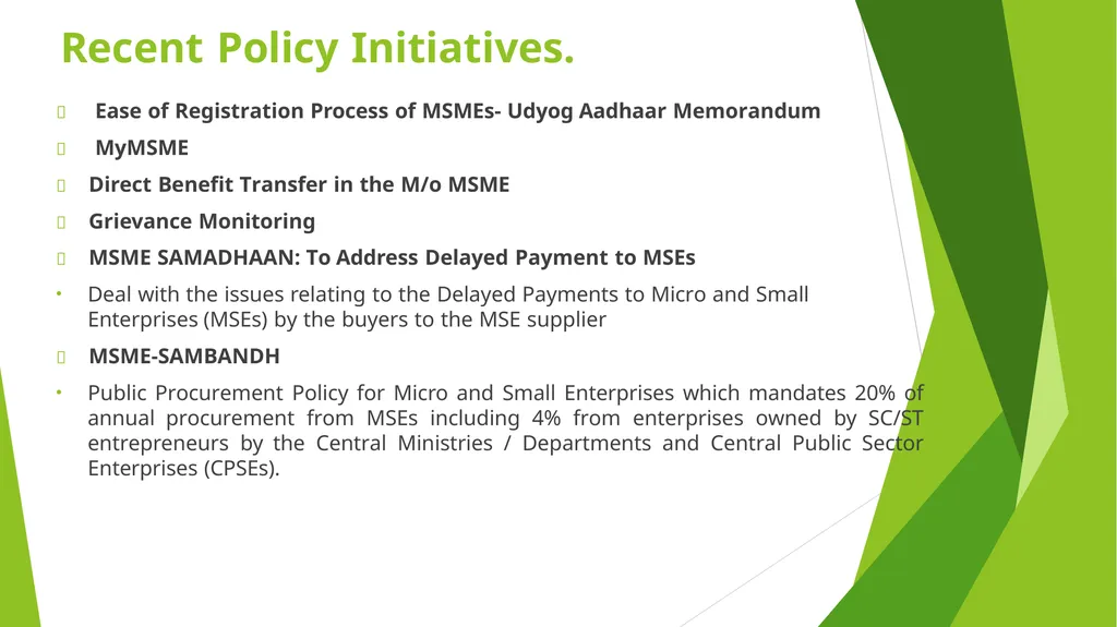 MSME – AN ANALYSIS Erode Chapter - slide 18 of 82