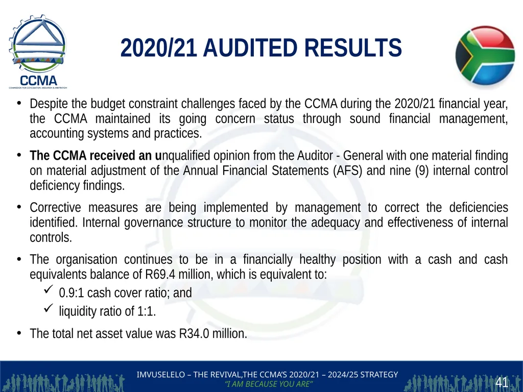 THE COMMISSION FOR CONCILIATION,MEDIATION AND - slide 41 of 44