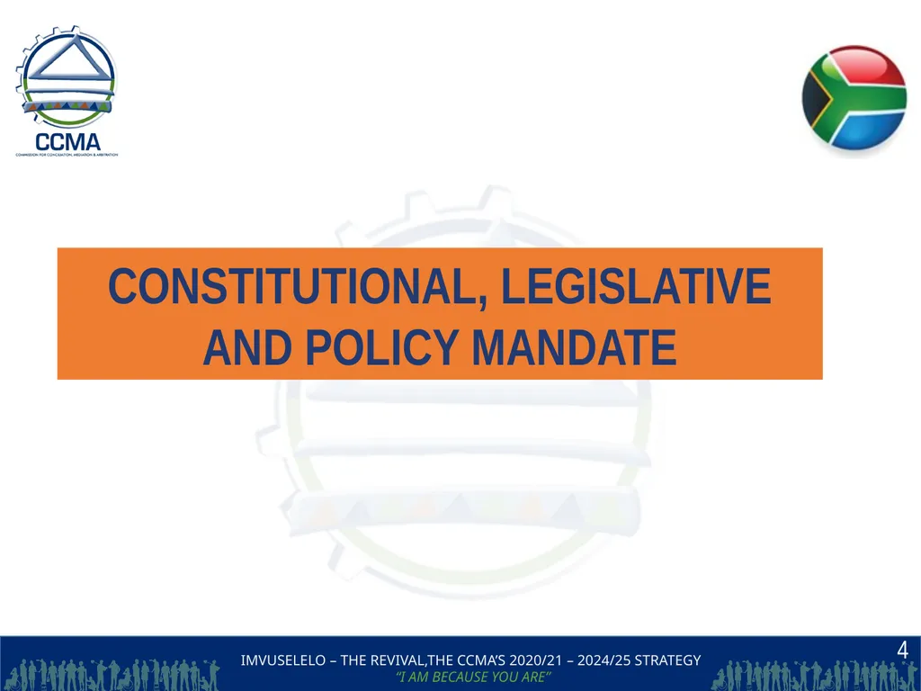 THE COMMISSION FOR CONCILIATION,MEDIATION AND - slide 4 of 44