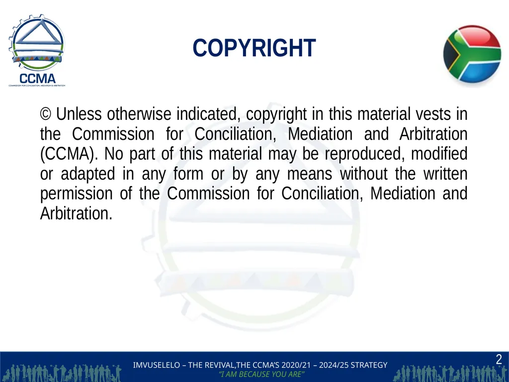 THE COMMISSION FOR CONCILIATION,MEDIATION AND - slide 2 of 44