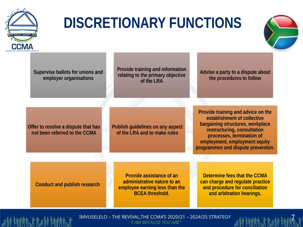 THE COMMISSION FOR CONCILIATION,MEDIATION AND - slide 7 of 44