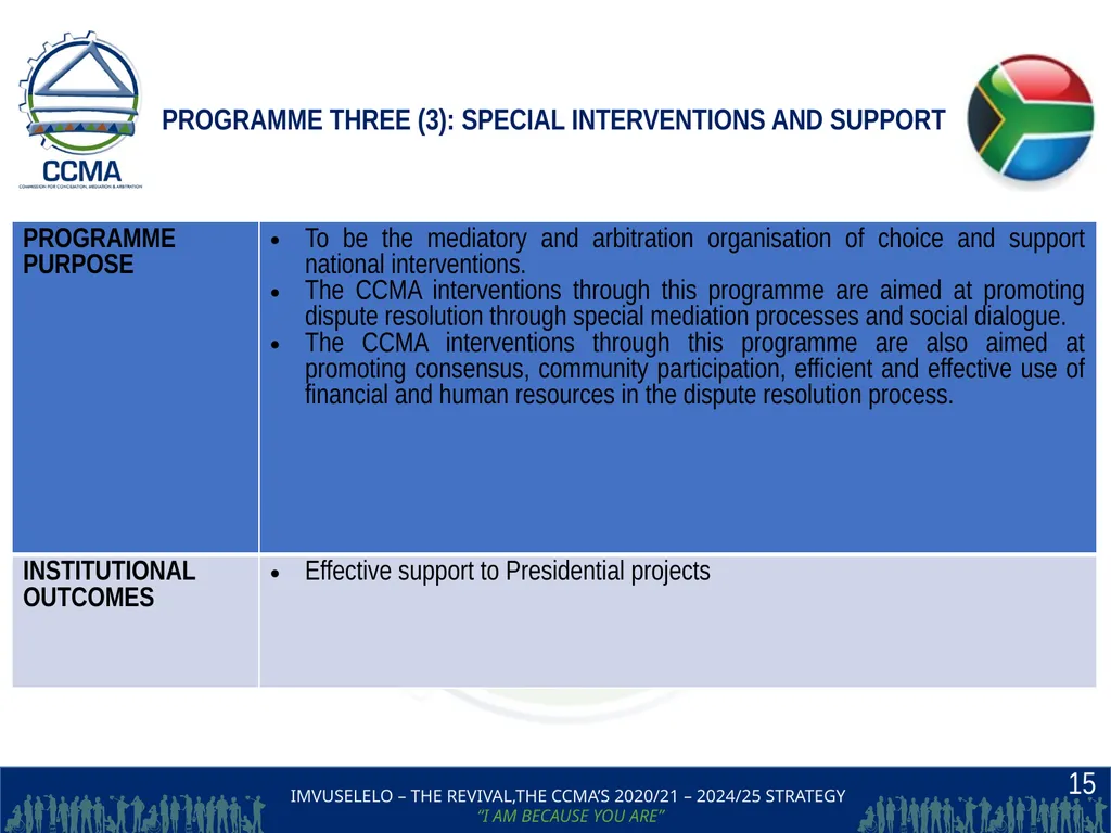 THE COMMISSION FOR CONCILIATION,MEDIATION AND - slide 15 of 44