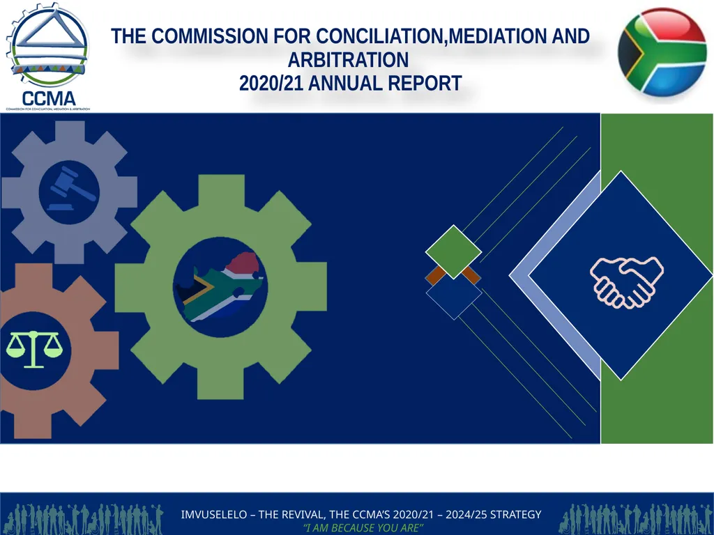THE COMMISSION FOR CONCILIATION,MEDIATION AND - slide 1 of 44
