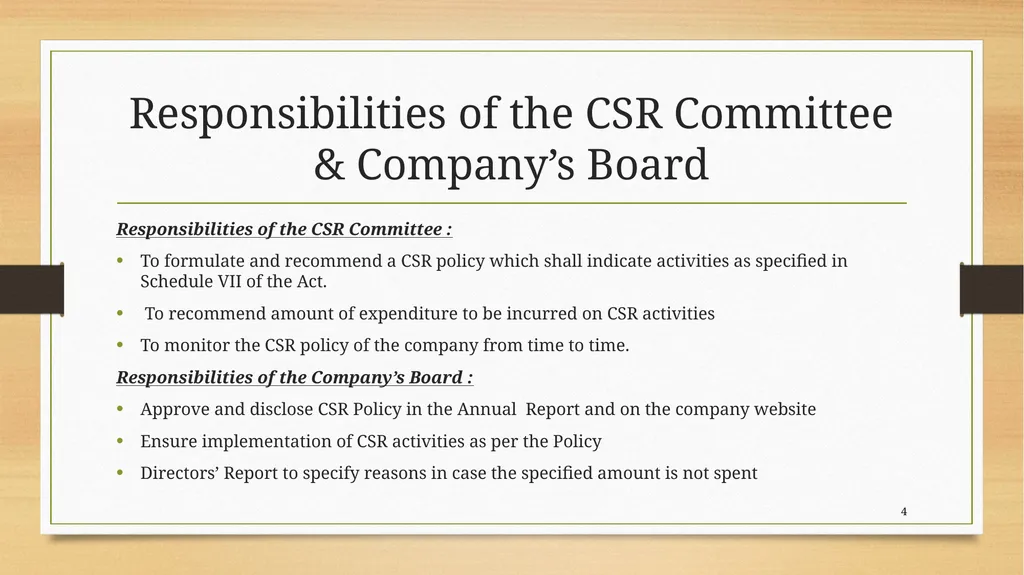 Corporate Social Responsibility Department of - slide 4 of 9