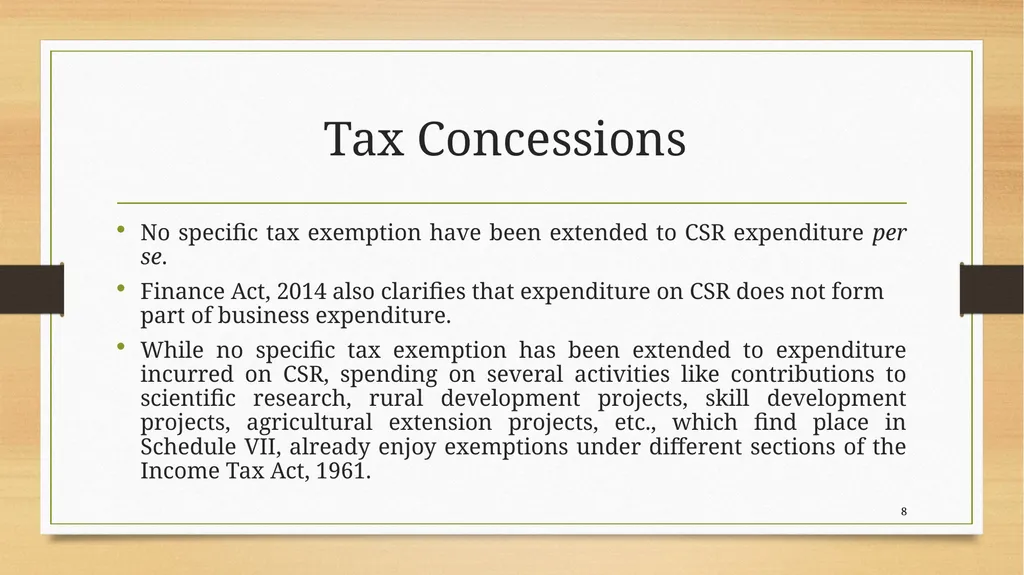 Corporate Social Responsibility Department of - slide 8 of 9