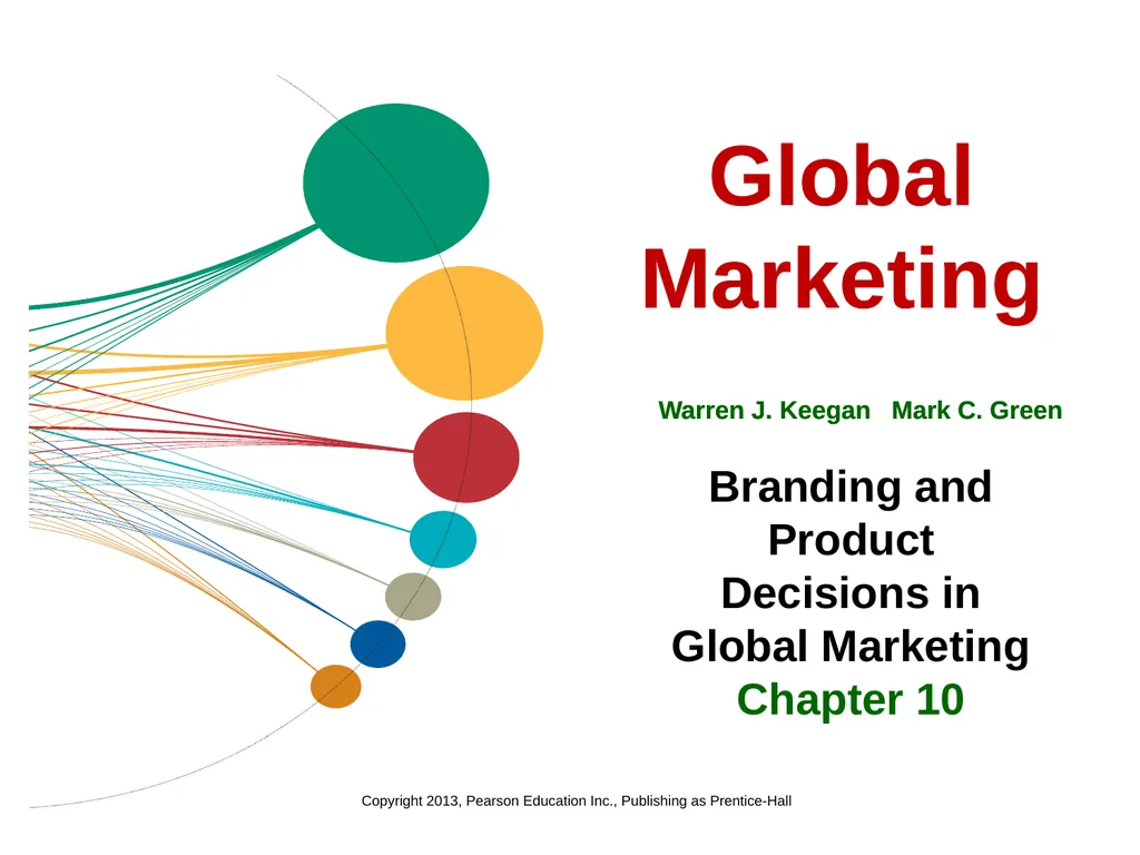 Global Marketing Warren J. Keegan Mark C. Green