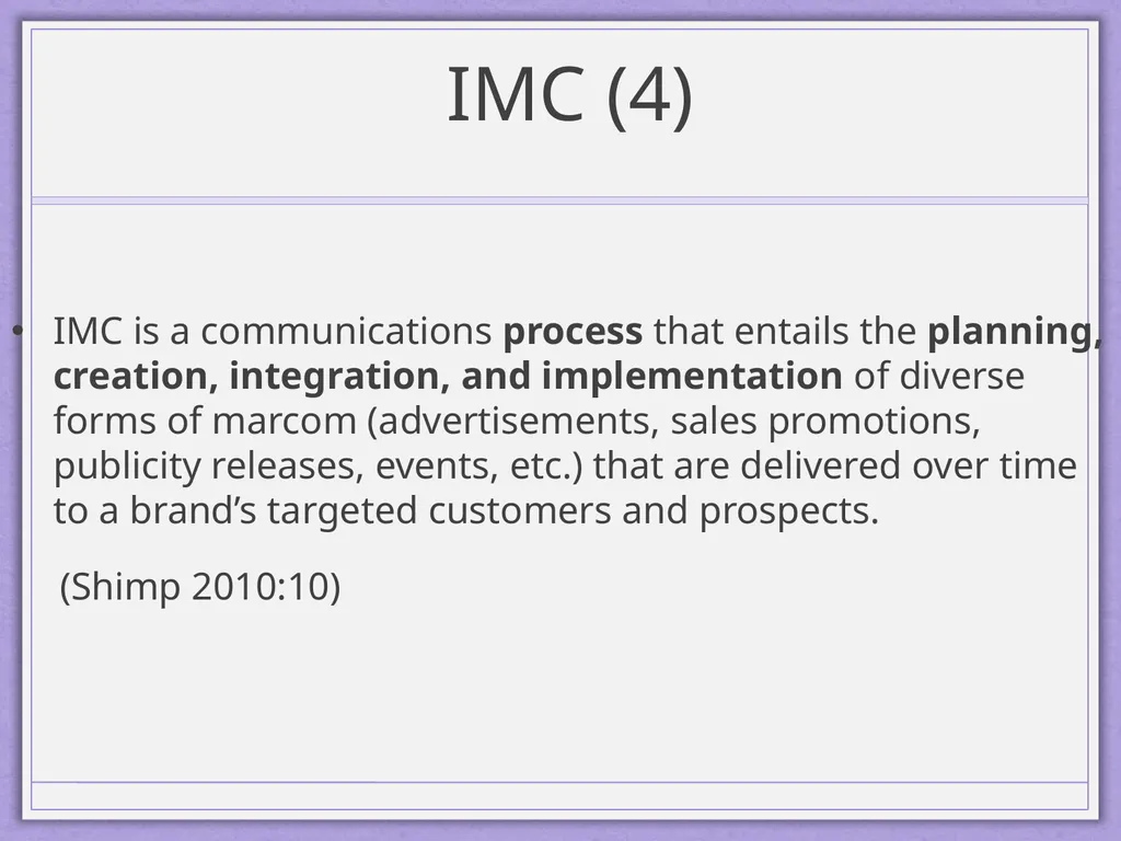 Integrated Marketing Communications Diyah Ayu - slide 20 of 33
