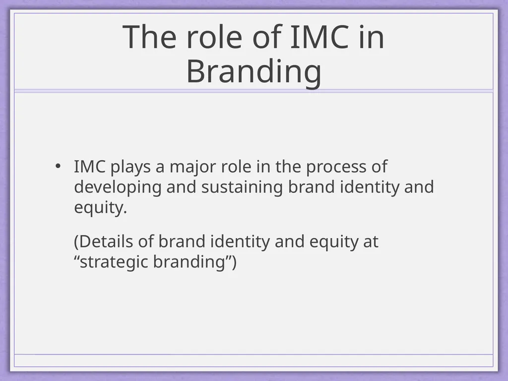 Integrated Marketing Communications Diyah Ayu - slide 24 of 33