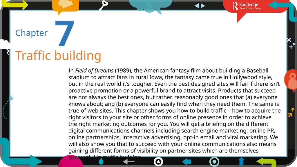 1 7 Chapter Traffic building In Field of Dreams - slide 1 of 23