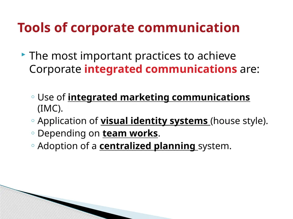 Introduction to Corporate Communication Chapter - slide 15 of 26