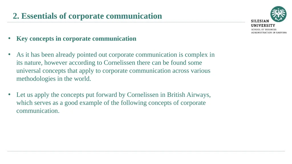Essentials of corporate communication Janusz - slide 11 of 26