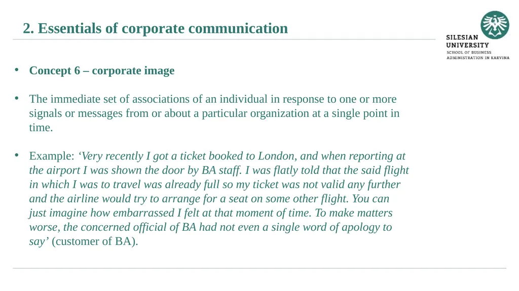Essentials of corporate communication Janusz - slide 17 of 26