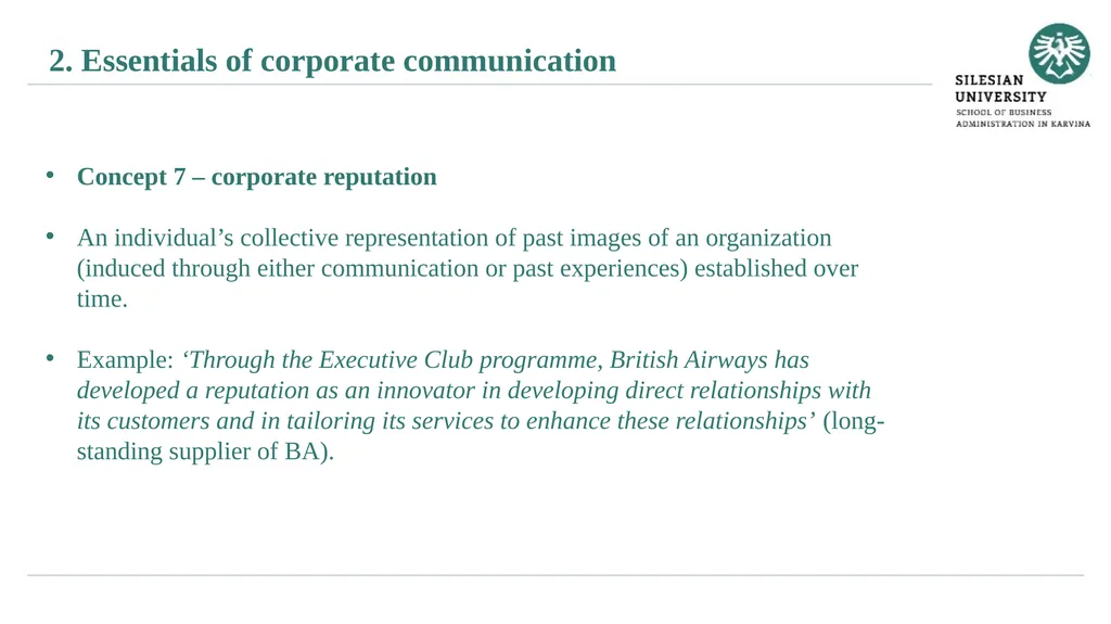 Essentials of corporate communication Janusz - slide 18 of 26