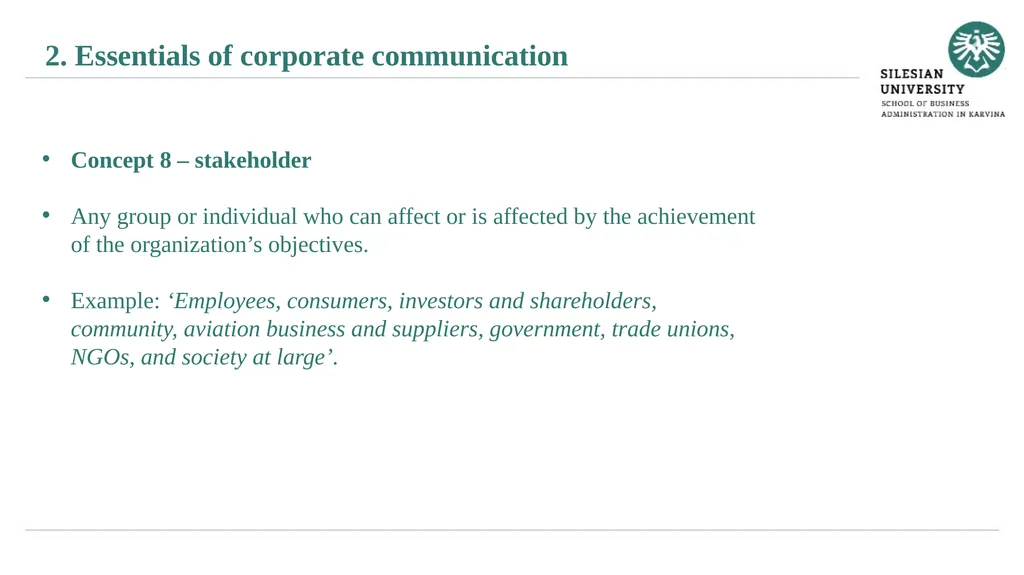 Essentials of corporate communication Janusz - slide 19 of 26