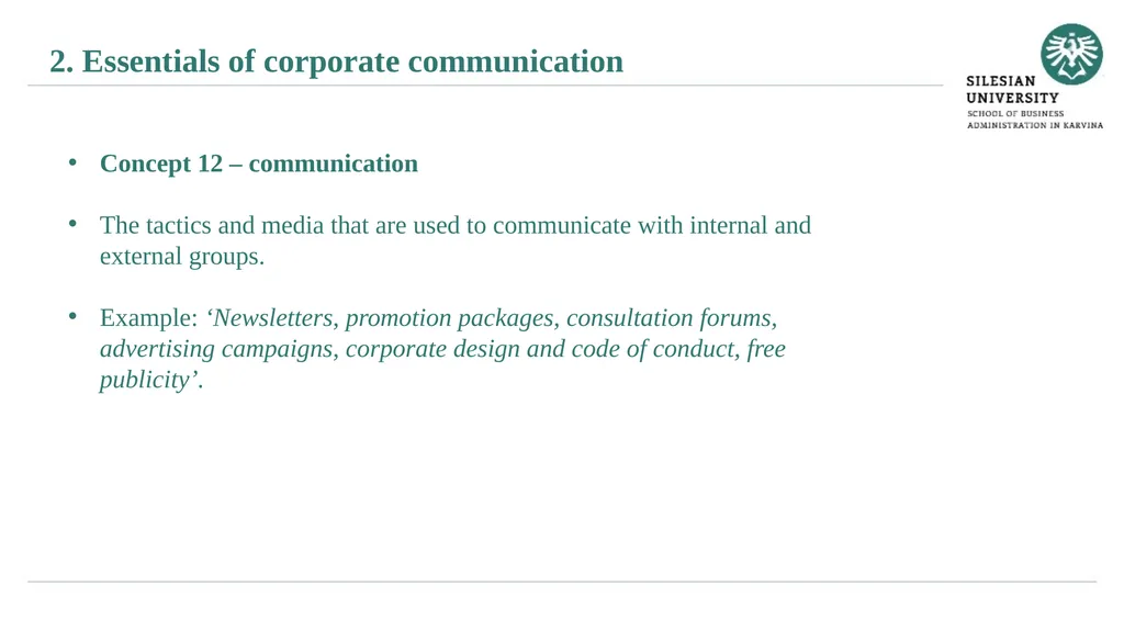 Essentials of corporate communication Janusz - slide 23 of 26