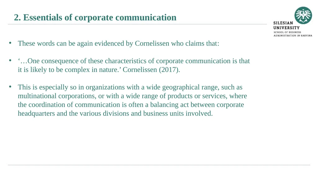 Essentials of corporate communication Janusz - slide 8 of 26