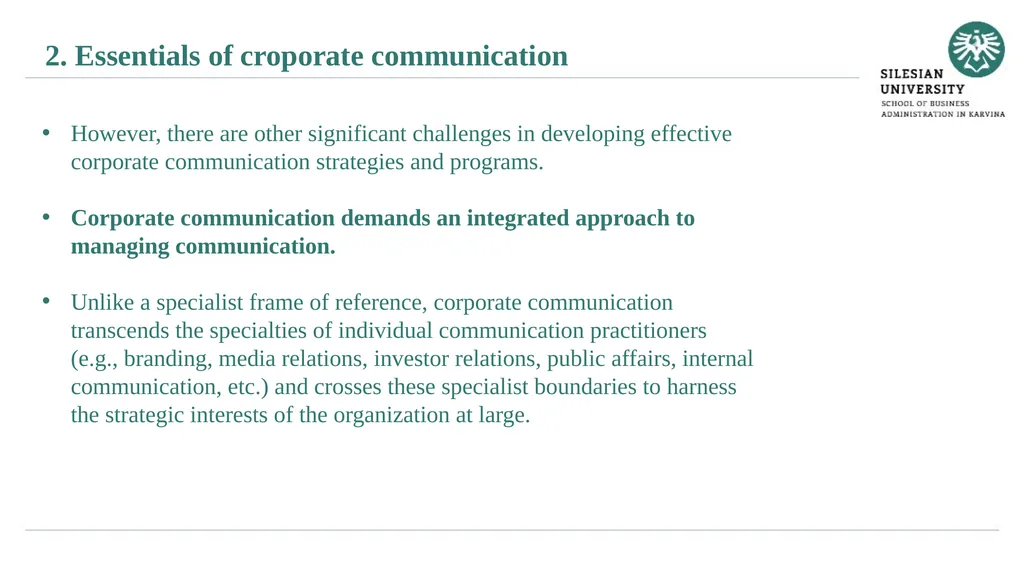Essentials of corporate communication Janusz - slide 9 of 26
