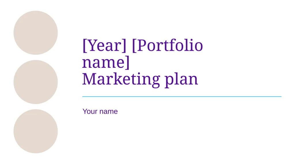 Medtech marketing plan template This template - slide 3 of 47