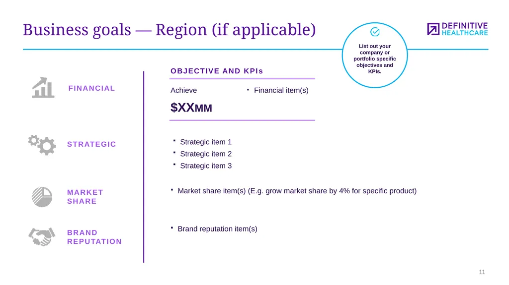 Medtech marketing plan template This template - slide 11 of 47