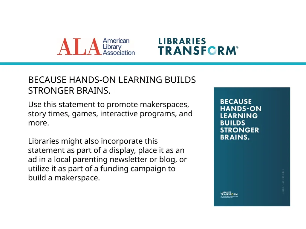 Welcome to “Libraries Transform Campaign Toolkit - slide 15 of 22
