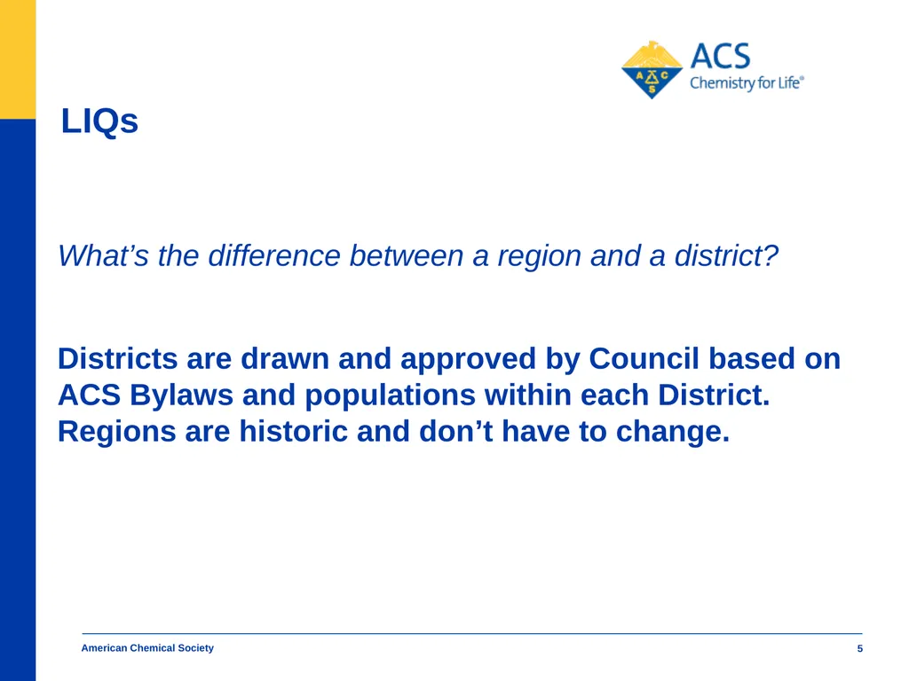 American Chemical Society Local Section Track - slide 5 of 30