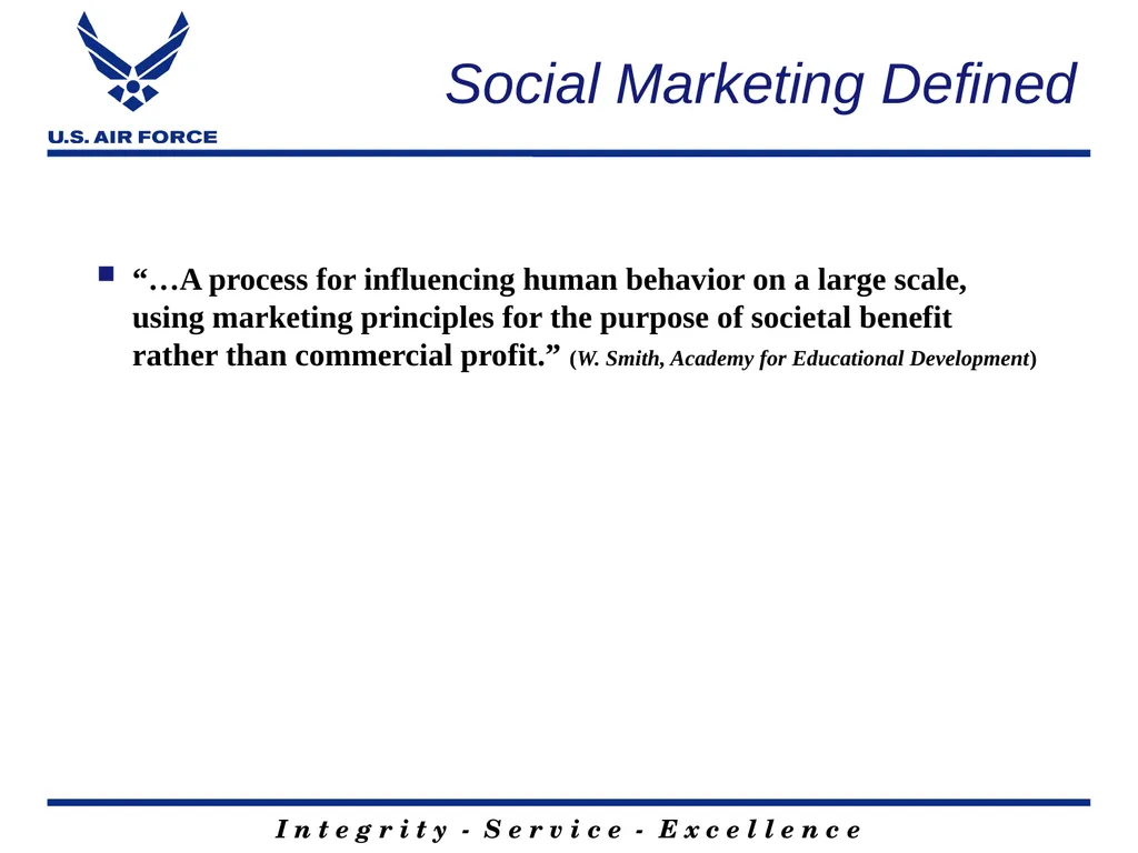 Social Marketing 101 Jim Grizzell, MBA, MA, MCHES, - slide 10 of 37