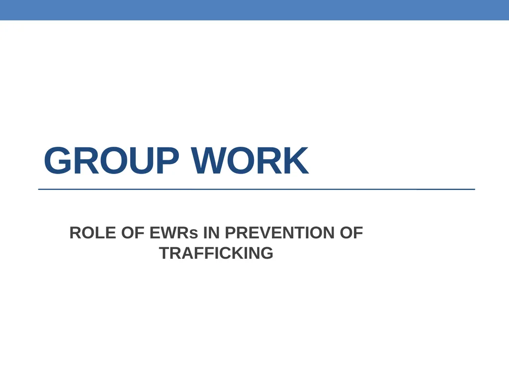 Preventing trafficking in women and girls Anju - slide 29 of 36