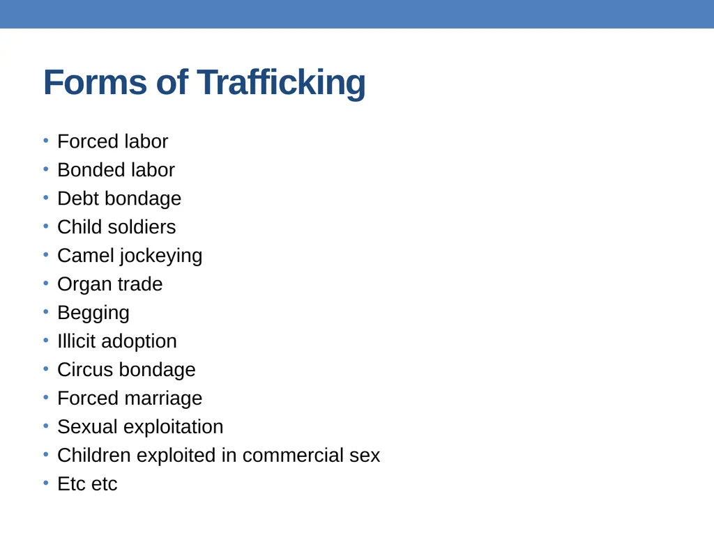 Preventing trafficking in women and girls Anju - slide 11 of 36