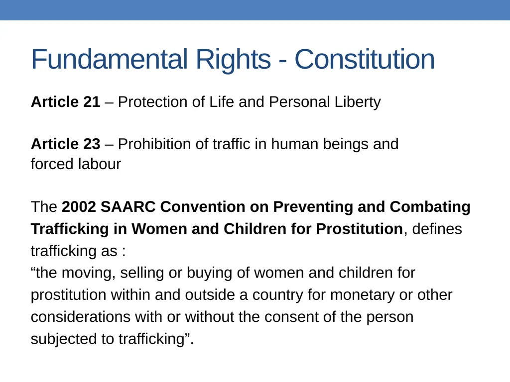 Preventing trafficking in women and girls Anju - slide 6 of 36
