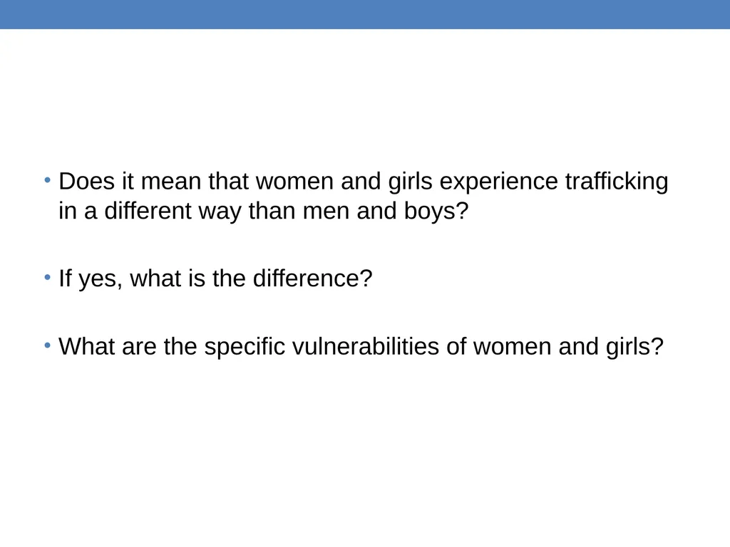 Preventing trafficking in women and girls Anju - slide 23 of 36