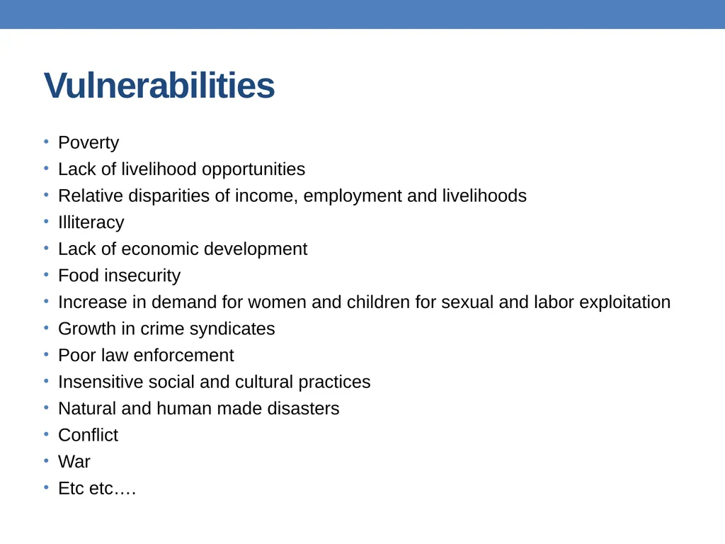 Preventing trafficking in women and girls Anju - slide 12 of 36