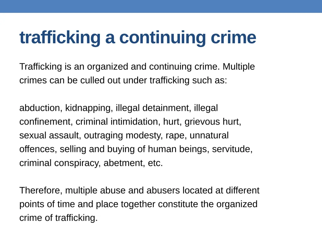 Preventing trafficking in women and girls Anju - slide 21 of 36