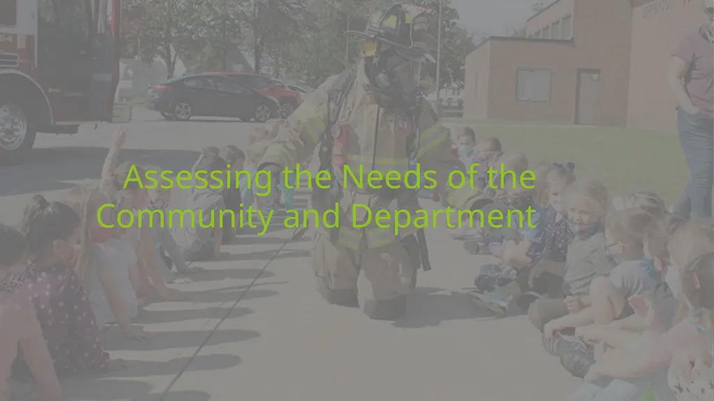 Assessing the Needs of the Community and