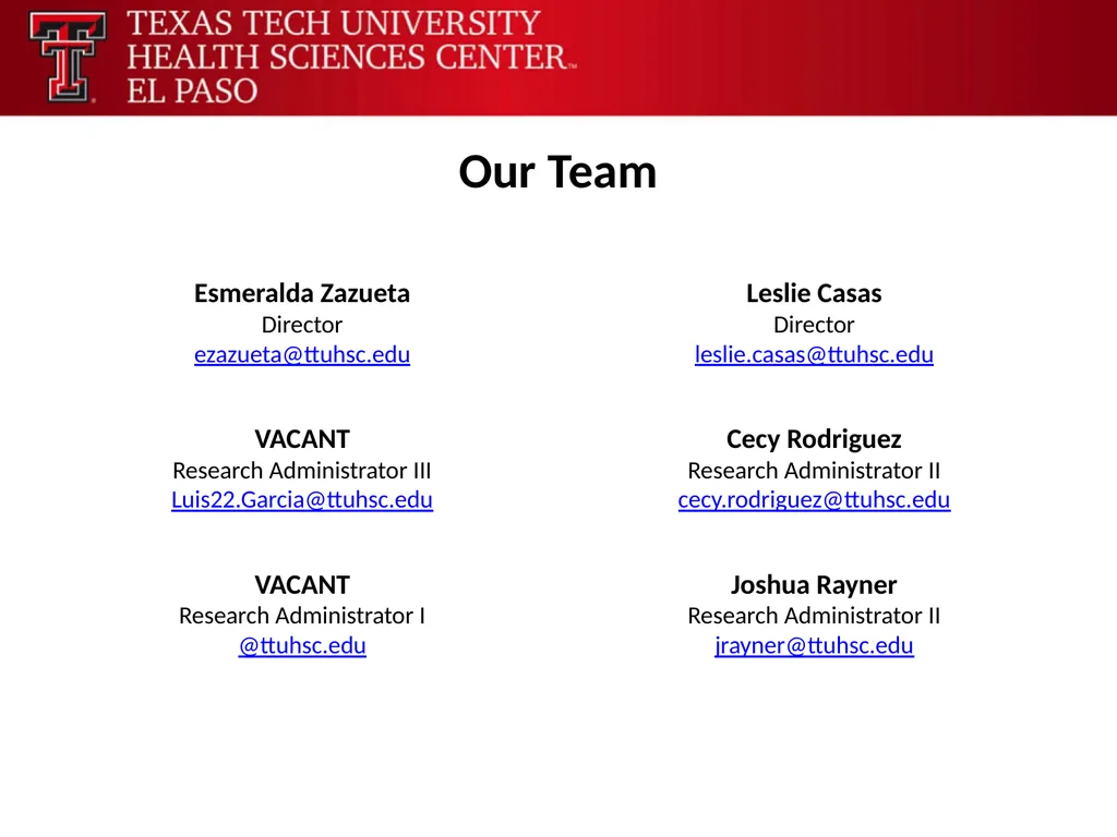 Office of Research Sponsored Programs Our Purpose - slide 15 of 31