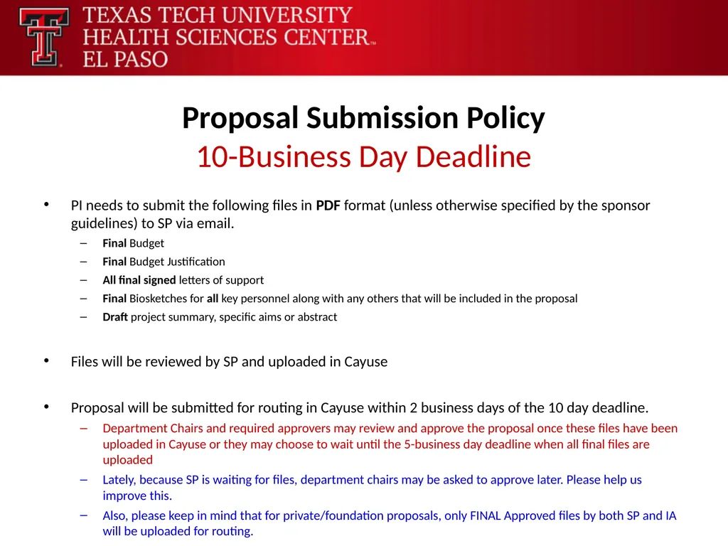 Office of Research Sponsored Programs Our Purpose - slide 11 of 31