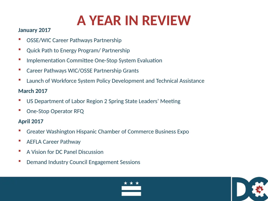 QUARTERLY BOARD MEETING January 22, 2018 CALL TO - slide 21 of 39