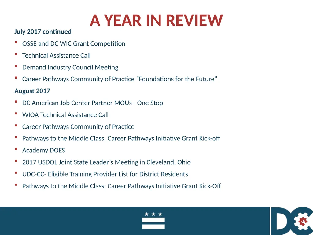 QUARTERLY BOARD MEETING January 22, 2018 CALL TO - slide 23 of 39