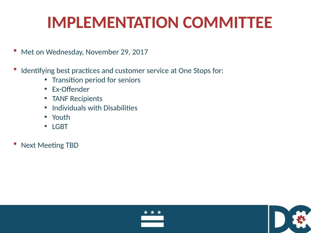 QUARTERLY BOARD MEETING January 22, 2018 CALL TO - slide 37 of 39