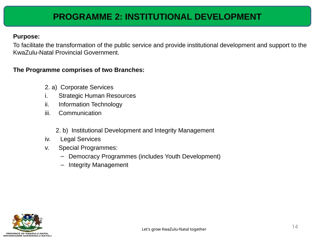 QUARTERLY PERFORMANCE REVIEW- 2019/20 (Q4) - slide 14 of 41