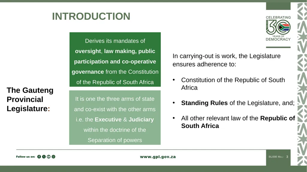 PUBLIC PARTICIPATION MANDATE INDUCTION TO 7TH - slide 3 of 23