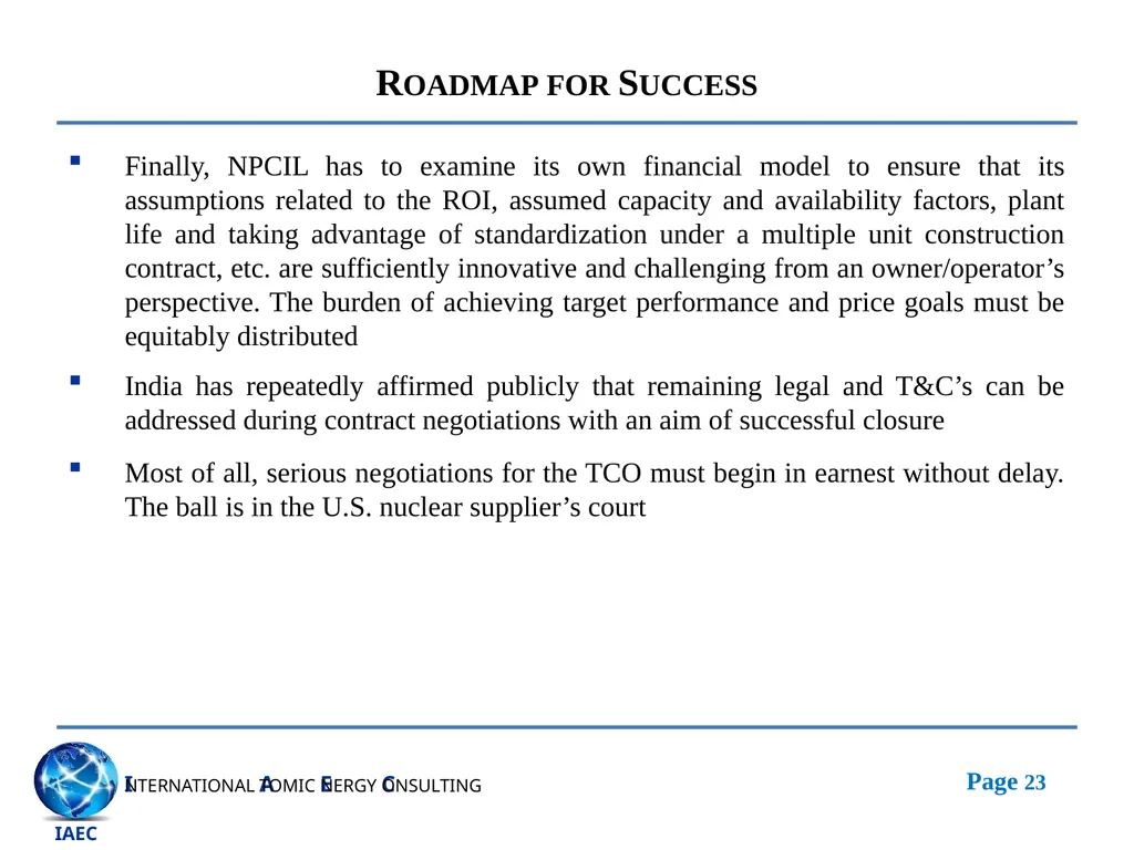 Getting With It: Putting Momentum Behind the U.S. - slide 23 of 26