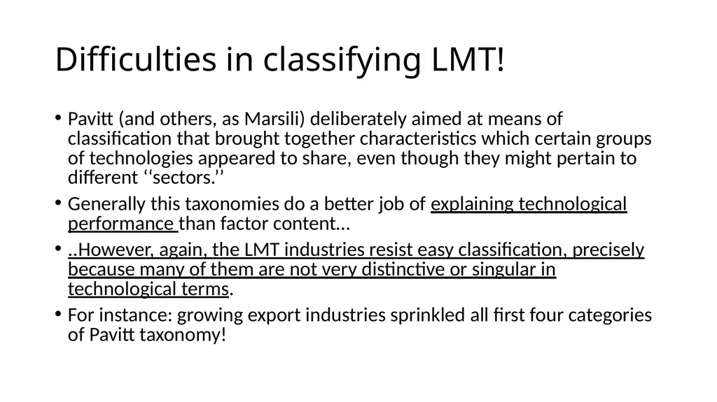 Innovation in Low and Medium Technology (LMT) - slide 19 of 40