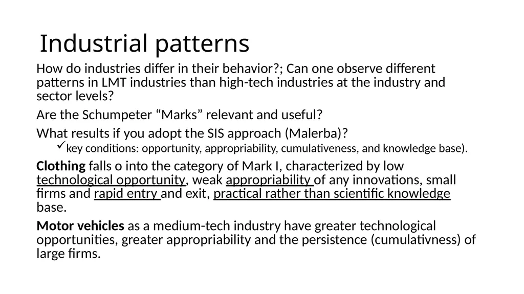 Innovation in Low and Medium Technology (LMT) - slide 31 of 40