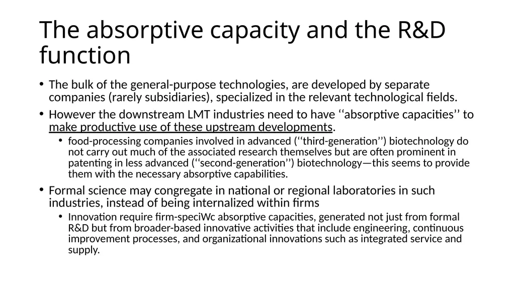 Innovation in Low and Medium Technology (LMT) - slide 13 of 40