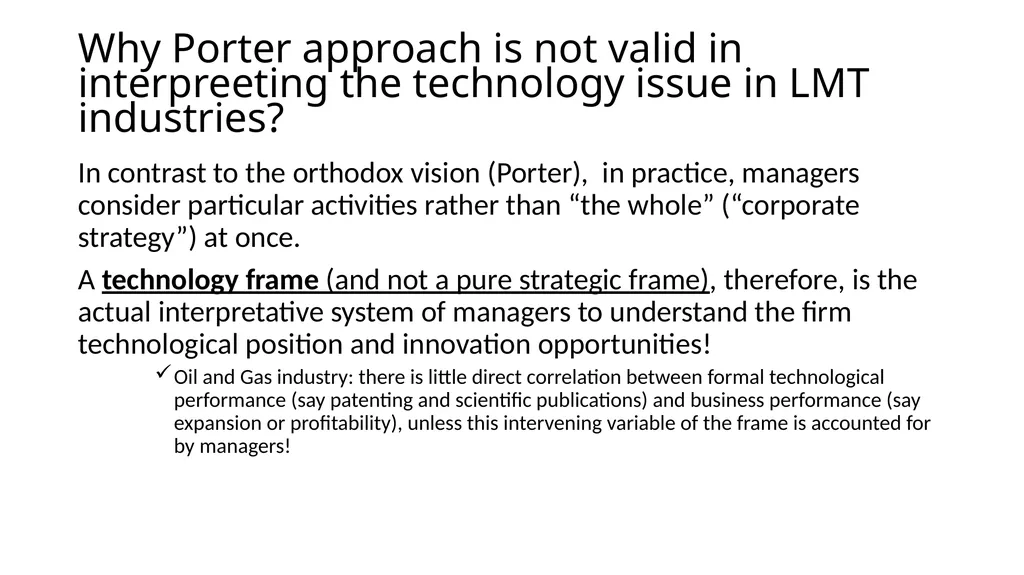 Innovation in Low and Medium Technology (LMT) - slide 23 of 40