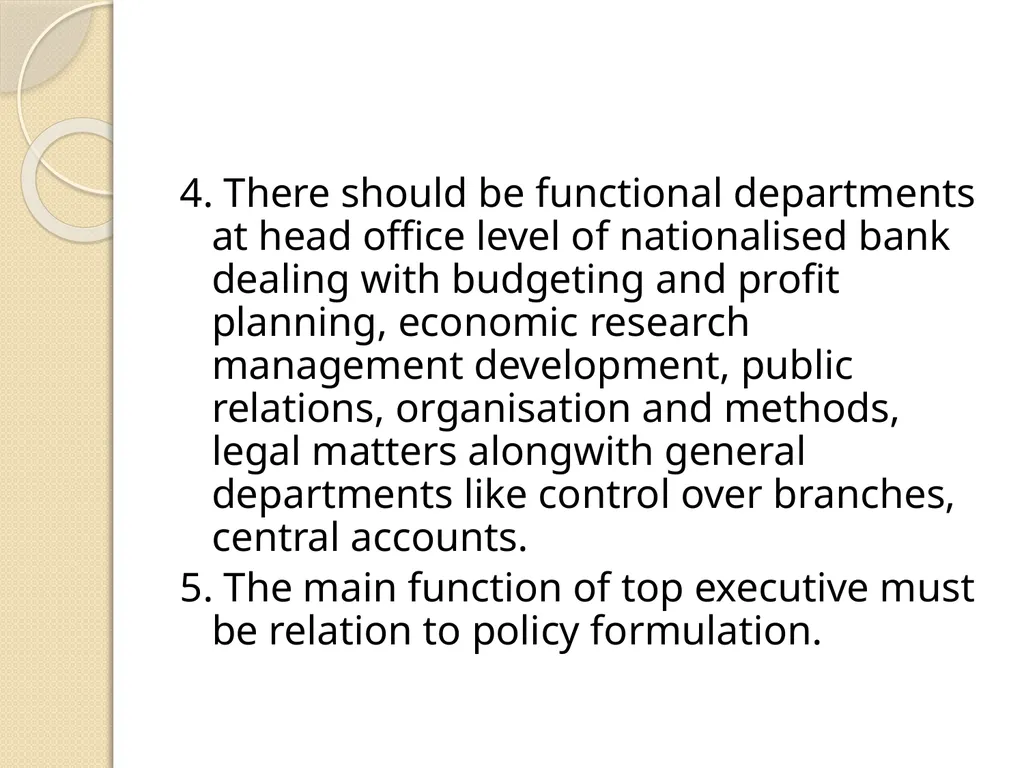 MANAGEMENT AND ORGANISATIONAL SET-UP OF COMMERCIAL - slide 8 of 13