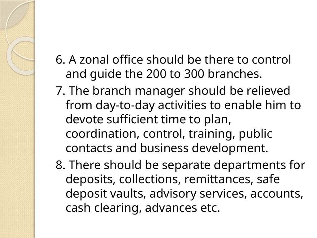 MANAGEMENT AND ORGANISATIONAL SET-UP OF COMMERCIAL - slide 9 of 13